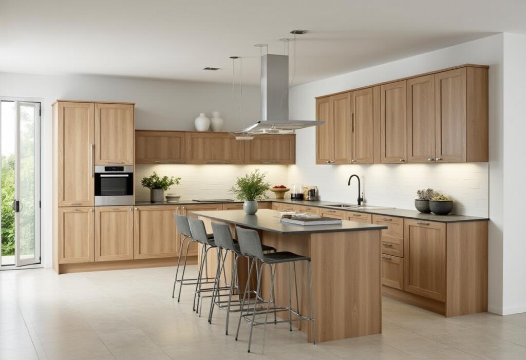 Muebles de cocina en madera y a medida
